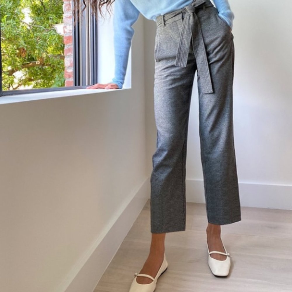 Aritzia Wilfred New Tie-Front Wool Pants